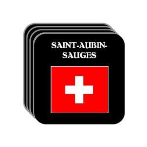  Switzerland   SAINT AUBIN SAUGES Set of 4 Mini Mousepad 