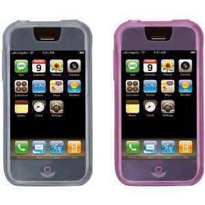   pack Apple iPhone 1 Clear and Pink: Cell Phones & Accessories