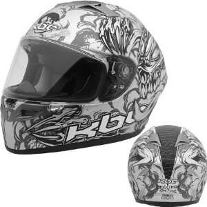 KBC VR 2R Alien Full Face Helmet Large  Black: Automotive