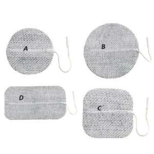   Cloth Electrodes   2 Round, Unit 40 (PIC A)