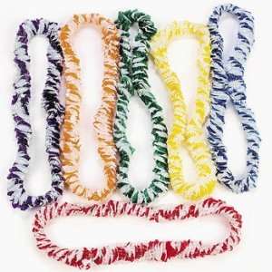  Two Tone White Leis   Costumes & Accessories & Leis and 