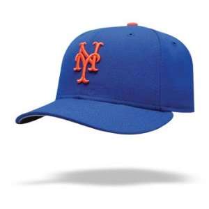 New York Mets Hat   Light Navy Authentic Fitted Hats 7.125:  
