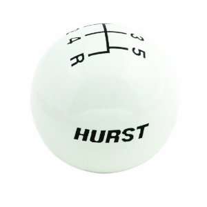    Hurst 1630025 White 5 Speed Replacement Shifter Knob: Automotive