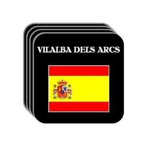 Spain [Espana]   VILALBA DELS ARCS Set of 4 Mini Mousepad Coasters