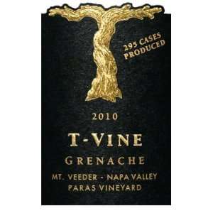   Vine Grenache Mt. Veeder Paras Vineyard 750ml Grocery & Gourmet Food