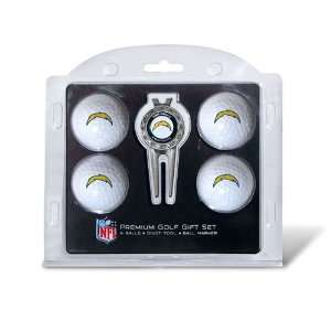  San Diego Chargers 4 Ball and Tool Gift Set: Sports 