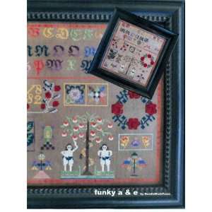  Funky A & E   Cross Stitch Pattern: Arts, Crafts & Sewing