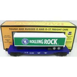    MTH 30 76277 Rolling Rock Flat Car w/ Trailer: Toys & Games