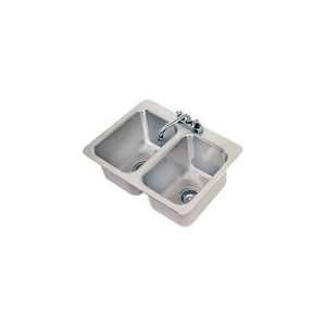    Advance Tabco 10x14x10 2 Compart Drop In Sink