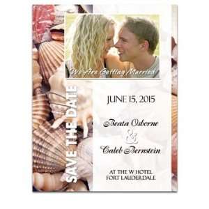  160 Save the Date Cards   Love Sea Shells & Stars: Office 