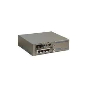   1FX+5U Fiber Switch 5 10/100T 1 100FX/ST/SM 30KM Electronics