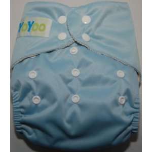  YoYoo One Size Bamboo Pocket Diaper Baby Blue   Compare to 