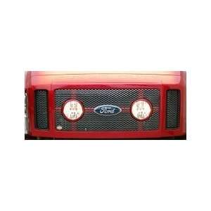   Scene Ford Super Duty 2008 Custom Grille Shell With Lights: Automotive