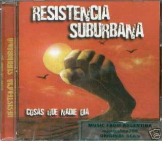 RESISTENCIA SUBURBANA, COSAS QUE NADIE OIA. FACTORY SEALED CD. IN 