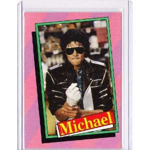  Michael Jackson 1984 Topps Trading Card #13 Everything 