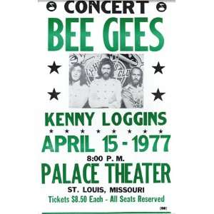  Bee Gees 14 X 22 Vintage Style Concert Poster 