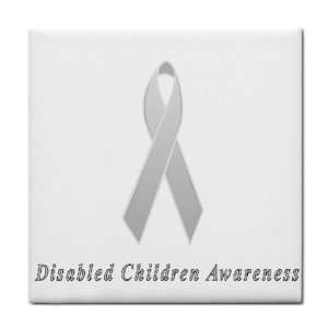  Disabled Children Awareness Ribbon Tile Trivet: Everything 