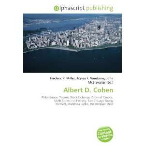  Albert D. Cohen (9786133819597) Books