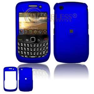 BOOST BLACKBERRY CURVE 8530 RUBBER FEEL BLUE COVER  