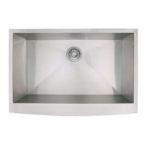 36 Stainless Steel Straight Farm Apron Kitchen Sink: Home 