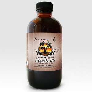Sunny Isle Jamaican Organic Pimento Oil with Black Castor Oil 4 oz 