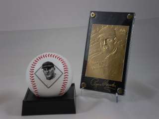 Rogers Hornsby Heroes of BB Ball & 22kt gold card  