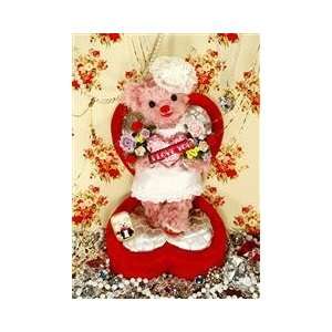 Amazing 3d Greeting Card Postcard   Teddy Bear Mothers Day Greeting 