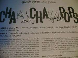 LIVING STEREO SEALED LATIN LP~MANNY LOPEZ~CHA POPS~HEAR  