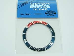 SEIKO 7S26 0040 10 Bar Watch Large PEPSI Bezel INSERT  
