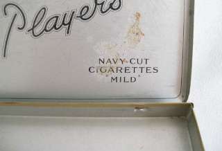 Metal Players Navy Cut Cigarette Box  