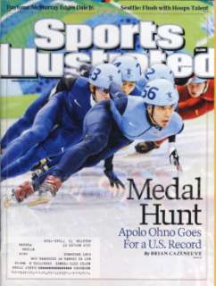 2010 Apolo Anton Ohno Vancouver Sports Illustrated  