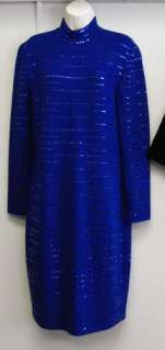 St. John Evening by Marie Gray Sequined Evening Dress   Size 10  