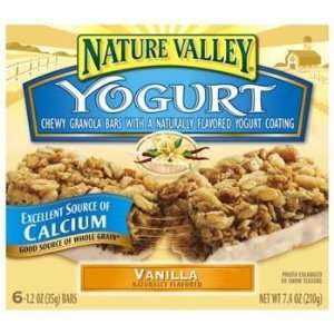 Nature Valley Vanilla Yogurt Granola Bars 7.4 oz (Pack of 12):  