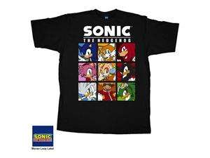 Newegg   SEGA Sonic the Hedgehog Sonic X Gang Mens Tee Shirt