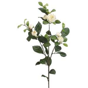  Faux 36 Camelia Spray x3 Cream (Pack of 12) Patio, Lawn 