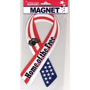  Home of the Free Ribbon Magnet 