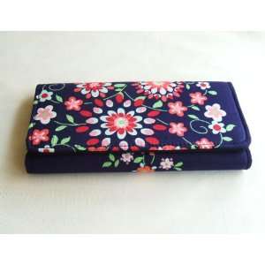  Midnight Blue Cotton Wallet: Office Products