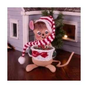  2006 Annalee 10 Christmas Greenery Mouse Doll #774706 