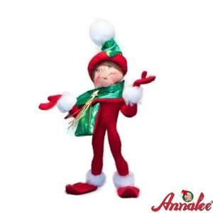  Annalee Red Holiday Twist Elf 2011