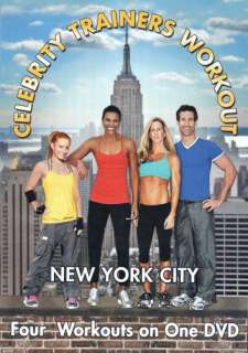  TRAINERS WORKOUT NEW YORK CITY DVD 4 WORKOUTS NEW SEALED EXERCISE 