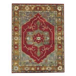  Capel Annette Red Amber Rectangle 5.00 x 8.00 Area Rug 