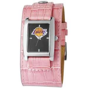    Lakers Ewatch Womens NBA Pink Derby Watch