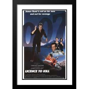 Licence to Kill 32x45 Framed and Double Matted Movie Poster   Style B