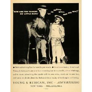   Ad Young Rubicam Advertising Agency Ventriloquism   Original Print Ad