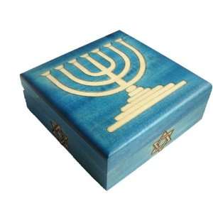  5285 Wooden Box with Menorah: Everything Else