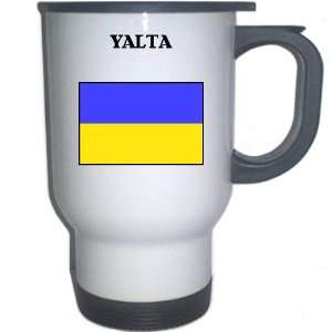  Ukraine   YALTA White Stainless Steel Mug Everything 