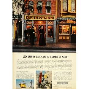  1956 Ad Yale Towne Hoist Walt Disney Anaheim California 