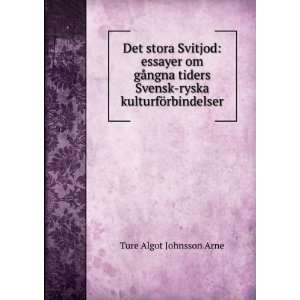   ¶rbindelser (Swedish Edition) Ture Algot Johnsson Arne Books