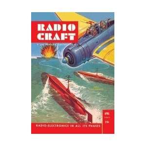  Radio Craft Radio Motored Torpedoes 12x18 Giclee on canvas 