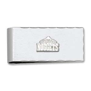   NBA Silvertone Logo Money Clip Team: Denver Nuggets: Sports & Outdoors